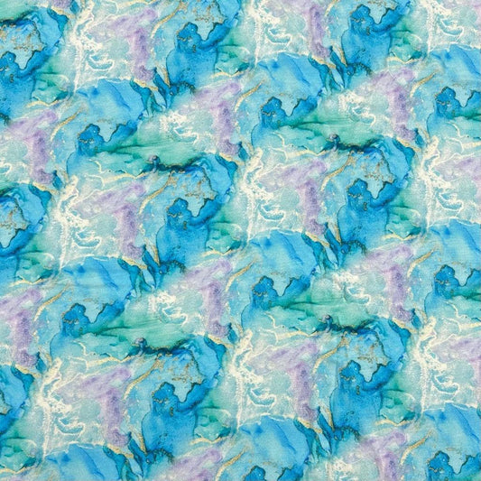 Marble Print Bamboo Jersey Fabric