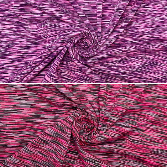 Melange Active Wear Sports Jersey Fabric