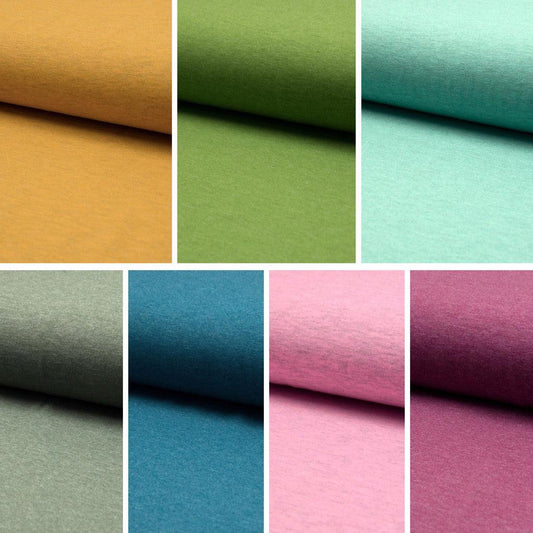 Melange Cotton Jersey Fabric